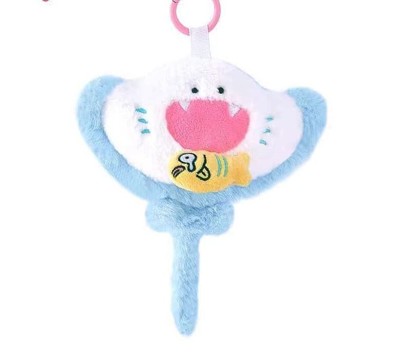 Custom plush mascot keychain development example